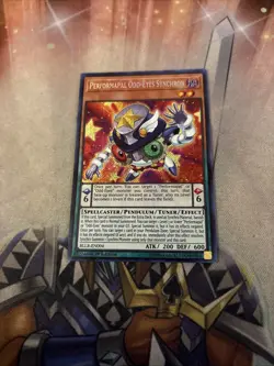 Yugioh Performapal Odd-Eyes Synchron BLLR-EN004 Secret Rare 1st Ed NM - Image 1