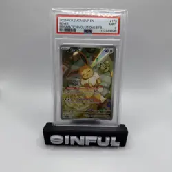 2025 POKEMON SVP EN-SV BLACK STAR PROMO #173 EEVEE PSA 9 - Image 1
