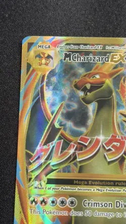 M Charizard EX 101/108 Full Art Pokemon Evolutions Holo Rare - Image 3