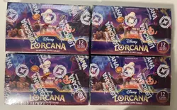 4x Disney Lorcana: Shimmering Skies Booster Box. Factory Sealed - Image 1