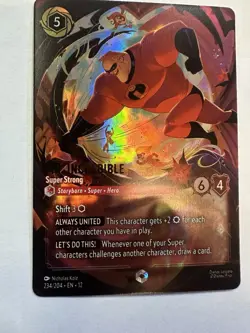Mr. Incredible Super Strong 234/204 EN 12Enchanted Wilds Unknown Disney Lorcana - Image 2