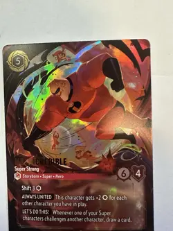 Mr. Incredible Super Strong 234/204 EN 12Enchanted Wilds Unknown Disney Lorcana - Image 5