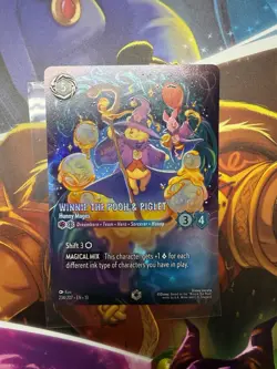 Disney Lorcana Winnie the Pooh & Piglet - Hunny Mages 234/207 Enchanted Foil EN - Image 2