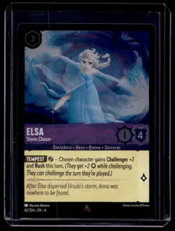 Disney Lorcana Ursula’s Return Elsa Storm Chaser Foil 42/204 - Image 1