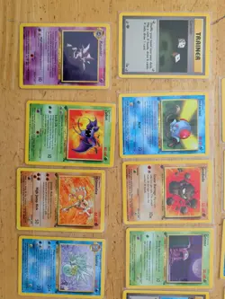 First Edition Pokemon Card Lot Including Rares LP Fossil Jungle Team Rocket - Image 2