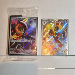 Charcadet + Armarouge 086/084 2-Card Lot Pokemon TCG English Holo Full Art - Image 1