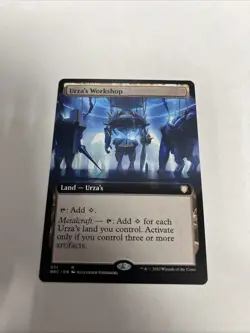 Urza’s Workshop Extended Art Nonfoil Card #051 MTG LP - Image 1
