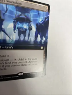 Urza’s Workshop Extended Art Nonfoil Card #051 MTG LP - Image 2