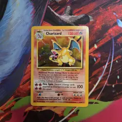 Charizard 4/102 Base Set Holo Rare Pokemon Card WOTC MP - Image 1
