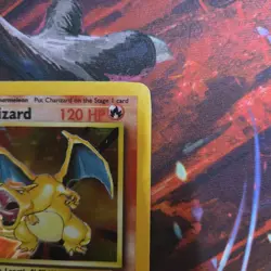 Charizard 4/102 Base Set Holo Rare Pokemon Card WOTC MP - Image 3
