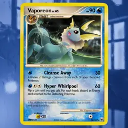 Vaporeon #34/100 Rare Majestic Dawn Non-Holo Pokemon Card ☆Near-Mint☆ See Photos - Image 1