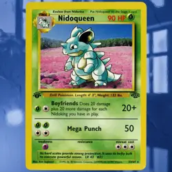 1st Edition Nidoqueen #23/64 Jungle Rare Non-Holo Pokemon Card ☆LP/Near-Mint☆ - Image 1