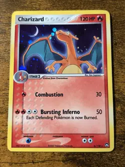 Charizard 6/108 Power Keepers Holo Rare SWIRL 🌀 Pokemon Card Vintage - Image 1