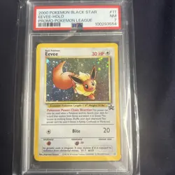 2000 Eevee Holo Pokemon League Black Star Promo PSA 7 - Image 1