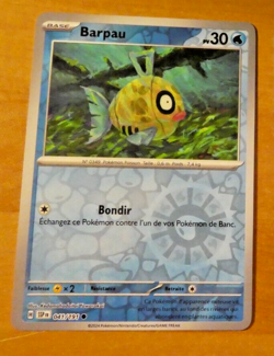 POKEMON ETINCELLES DEFERLANTES CARD REVERSE HOLO CARTE BARPAU 041/191 FR NM - Image 1