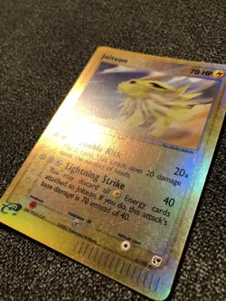 Jolteon 6/100 EX Sandstorm Reverse Holo LP Pokemon Card Eeveelution TCG - Image 2
