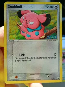 Pokemon Cards Snubbull & Granbull Ex Unseen Forces Reverse Holo Stamped - Image 2