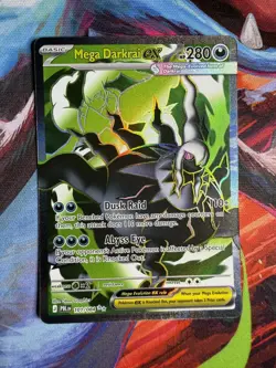Mega Darkrai EX 101/084 Pitch Black Full Art Holo Rare Pokemon Card NM - Image 1