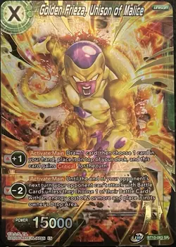 Golden Frieza, Unison of Malice - BT10-063 - Dragon Ball Super Card Game - Image 1