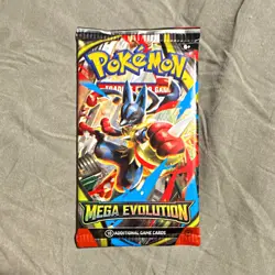 Pokemon TCG XY—Fates Collide Booster Pack 10 Cards English Lucario 1 Pack - Image 1