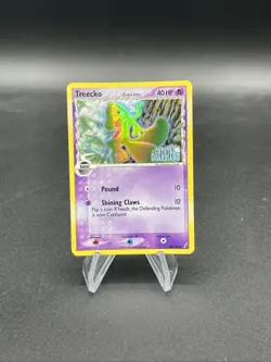 Treecko Delta Species Reverse Holo Stamped Card 68/100 Crystal Guardians NM/LP - Image 1