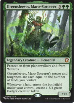 MTG: The List Reprtints: Greensleeves, Maro-Sorcerer: Lightly Played Condition - Image 1