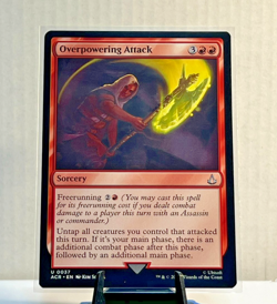 Overpowering Attack U 037 (Assassin's Creed) MTG Near Mint - Image 1