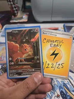 Pokemon Mega Evolution Vulpix IR 138/132 NM Pack Fresh English - In Hand - Image 3