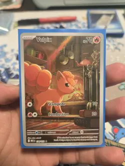 Pokemon Mega Evolution Vulpix IR 138/132 NM Pack Fresh English - In Hand - Image 4