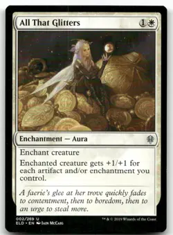All That Glitters #2 (LP) Throne of Eldraine ELD Magic MTG - Image 1
