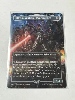 Ultron, Artificial Malevolence Borderless 0344 Marvel Super Heroes Regular MTG - Image 1
