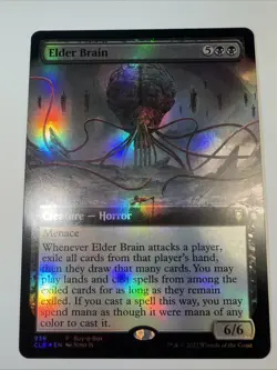 Magic the Gathering (mtg): BABP: Elder Brain (Buy-A-Box) - Rare - Foil - Promo - Image 1