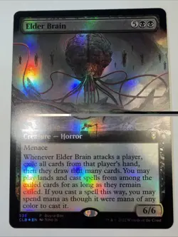 Magic the Gathering (mtg): BABP: Elder Brain (Buy-A-Box) - Rare - Foil - Promo - Image 2