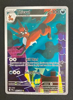 Pokemon Thievul 092/084 IR Pitch Black - Near Mint NM 🌙 - Image 1