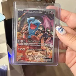 Team Rocket's Wobbuffet 203 Holo Promo Scarlet & Violet Promo Pokemon NM/M - Image 1