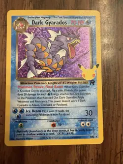 Pokemon TCG Dark Gyarados 8/82 Team Rocket Holo Unlimited English 1999 70 HP - Image 1