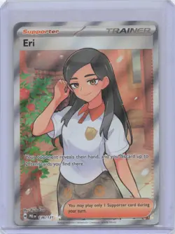 Pokemon TCG Eri Holo Ultra Rare SV: Prismatic Evolutions 136/131 NM - Image 1