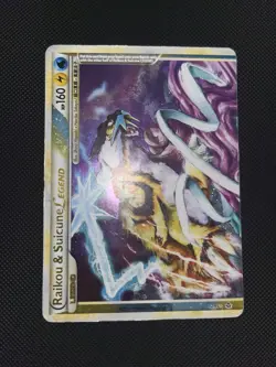 Pokemon Raikou & Suicune Legend (Top) 92/95 Unleashed Holo - Image 1