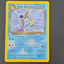 Pokemon TCG Dark Blastoise 004/110 Deck Exclusives Rare Regular 70 HP ENG - Image 1