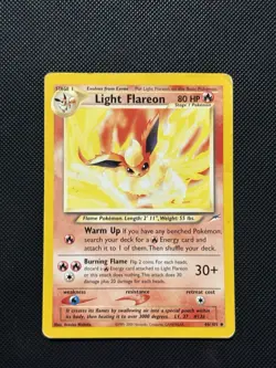 Pokemon Neo Destiny - Light Flareon - 46/105 - Non Holo Uncommon - MP/HP - Image 2