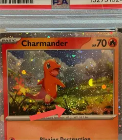 Pokemon Charmander 004/165 PSA 10 Charizard ex Super Premium Promo w/ 2 Swirls - Image 2