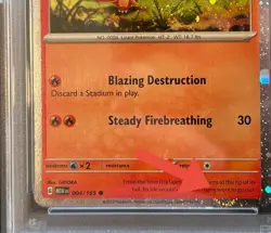 Pokemon Charmander 004/165 PSA 10 Charizard ex Super Premium Promo w/ 2 Swirls - Image 3
