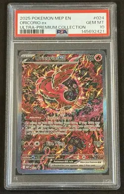 PSA 10 Oricorio Ex MEP 024 Black Star Promo Fast Ship - Image 1