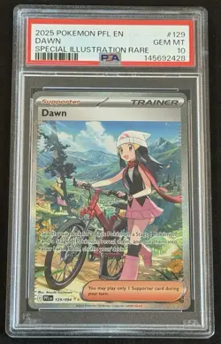 PSA 10 Dawn 129/004 Pokemon Phantasmal Flames Fast Ship - Image 1