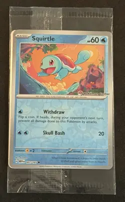 Squirtle 007/165 Pokemon Center Stamped Promo 151 PC Exclusive Fast Ship - Image 1