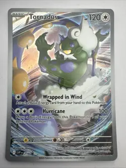 Tornadus SVP 210 SV Black Star Promos Pokemon Card - Image 1