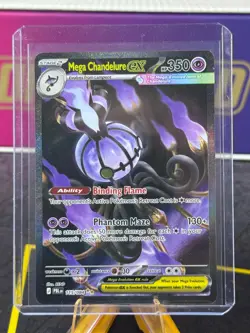 Mega Chandelure ex - Holo Special Illustration Rare ME05: Pitch Black 115/084 NM - Image 1
