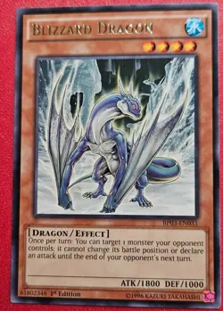 1x Yu-Gi-Oh! Blizzard Dragon - BP03-EN031 - Rare - 1st Edition - NM - Image 1