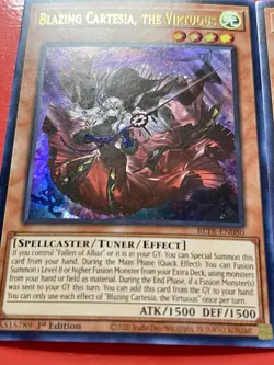 3x Blazing Cartesia, The Virtuous | BLTR-EN080 | UR | LP | 1st Edition | YuGiOh! - Image 2