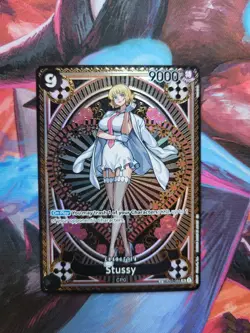 One Piece CCG TCG Stussy OP07-085 SP Special (Alt Art) English - Image 1